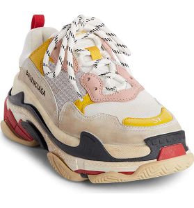 balenciaga triple s rose et jaune