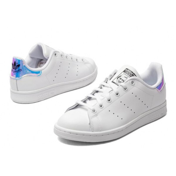 stan smith noir brillante femme