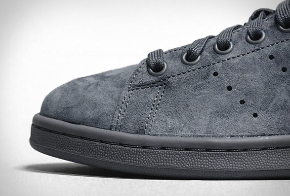 stan smith grise daim femme