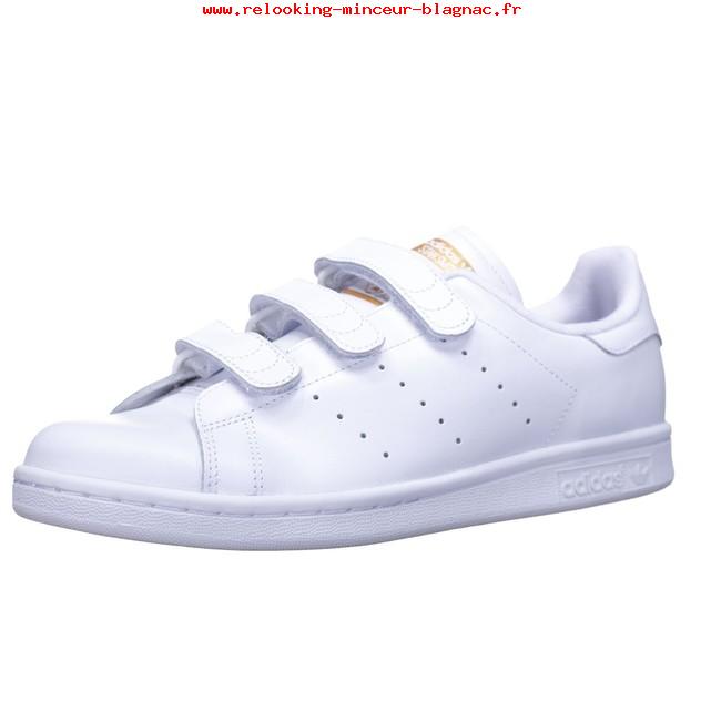 stan smith scratch blanche et or