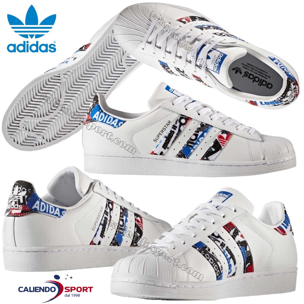 chaussure superstar multicolor