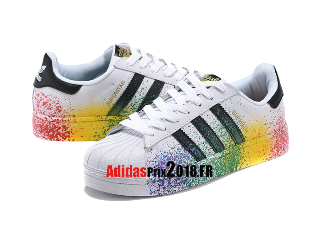 adidas superstar multicolor femme