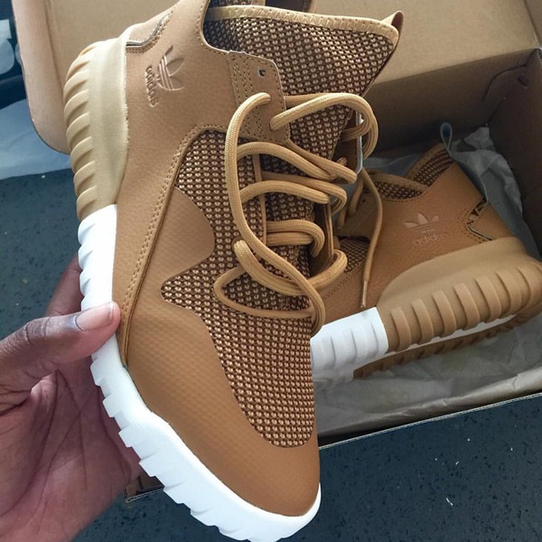 adidas tubular enfant camel