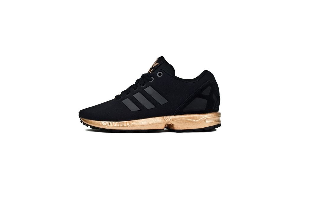 adidas noir et rose gold zx flux