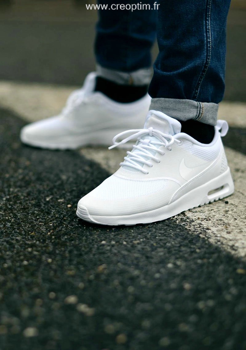 nike air max thea blanche homme
