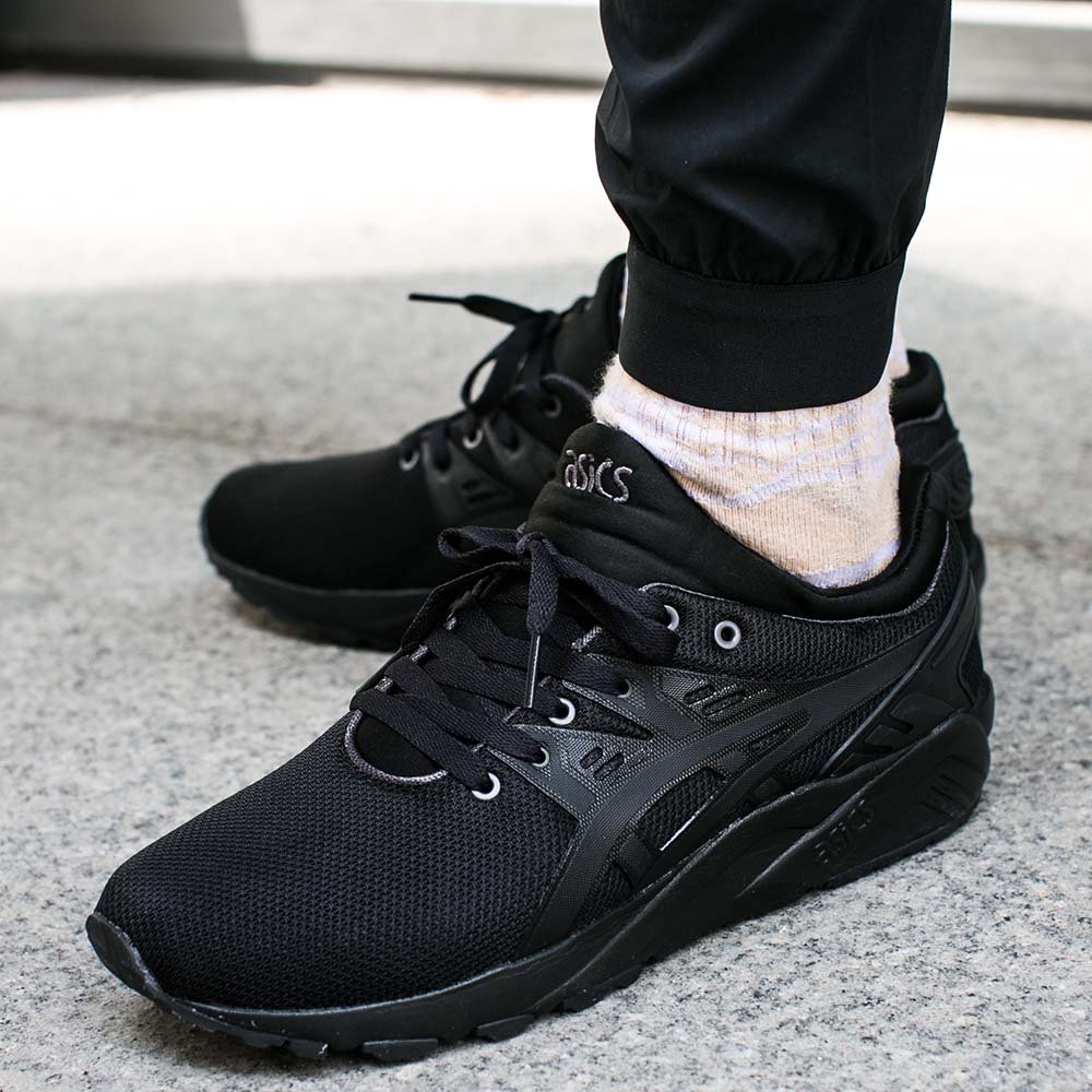 asics gel kayano trainer evo black