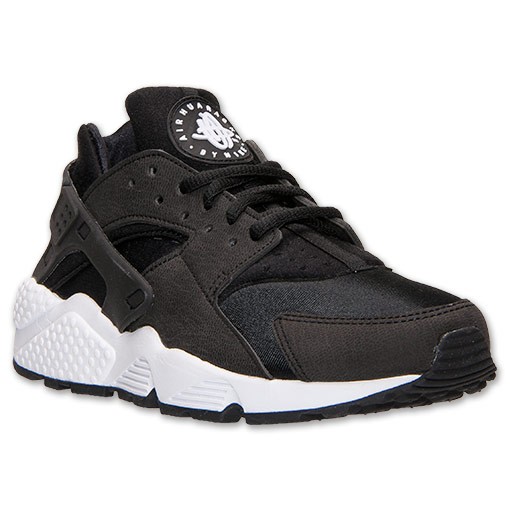 huarache noir et blanche femme