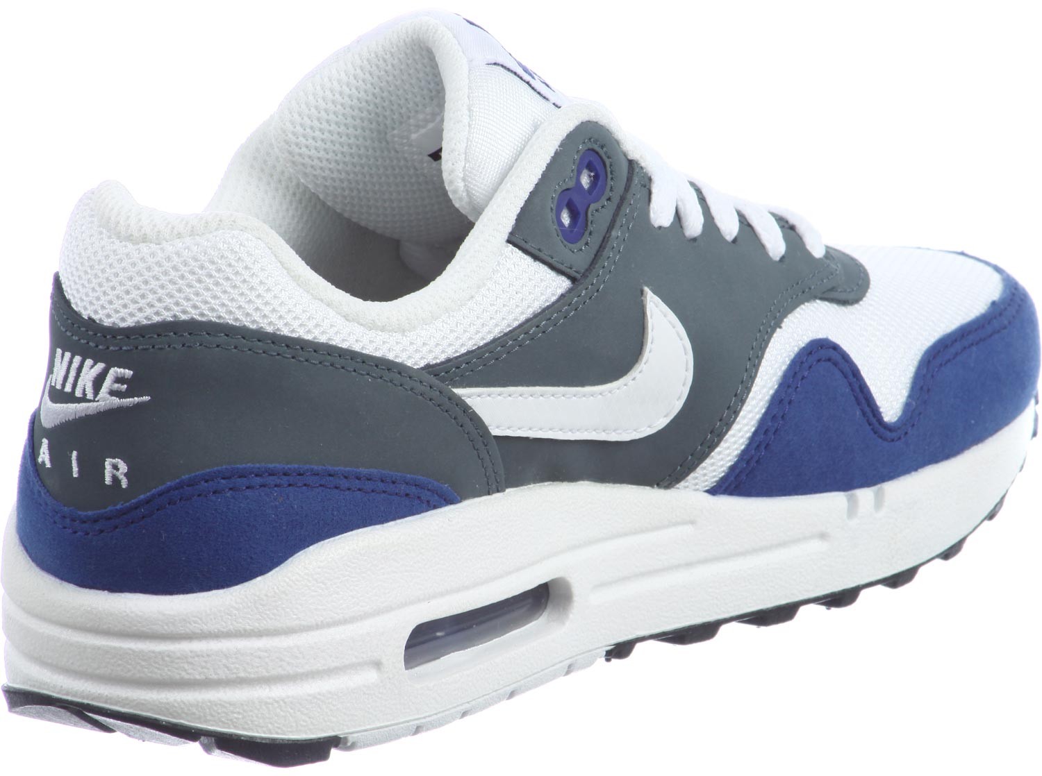 air max 1 gris bleu