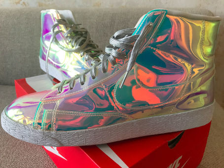 iridescent nike blazer
