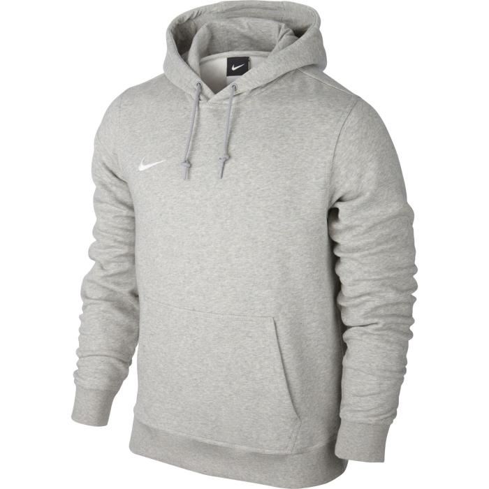pull gris capuche