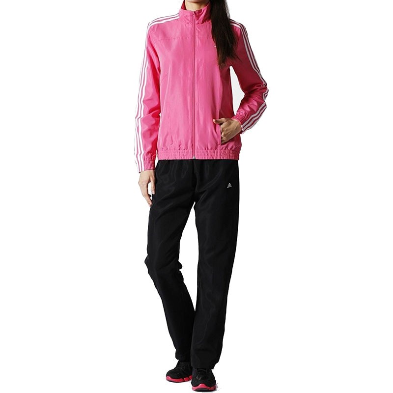 ensemble adidas noir et rose