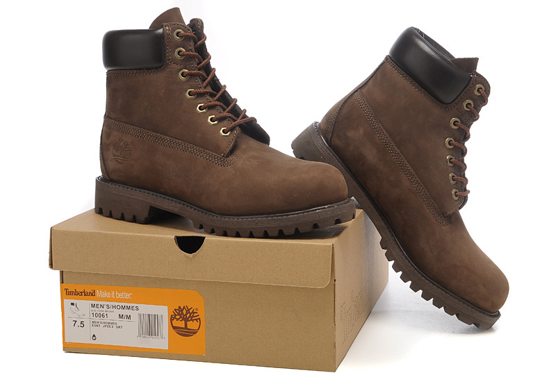 timberland homme marron foncé