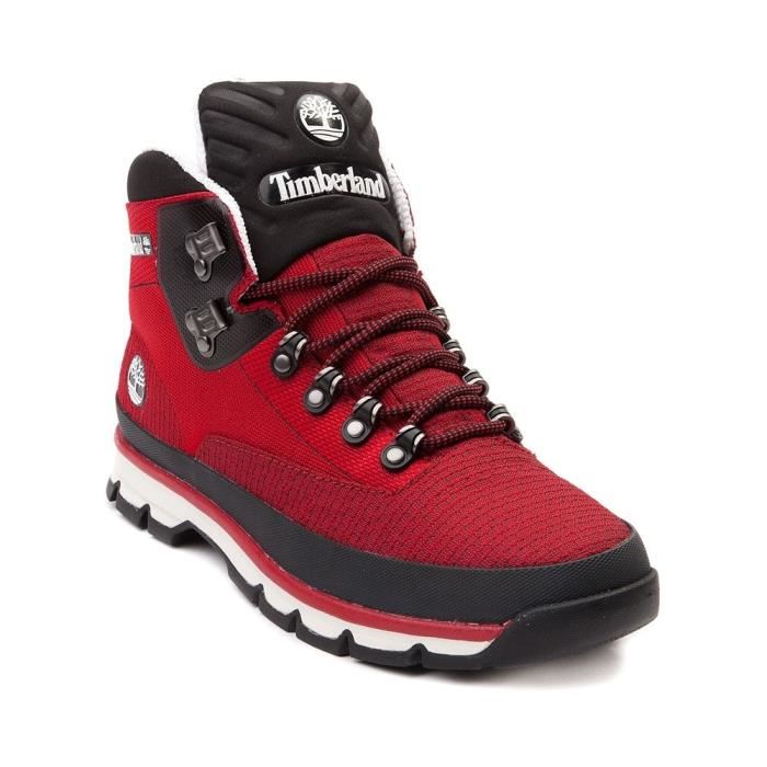 timberland rouge et blanche homme